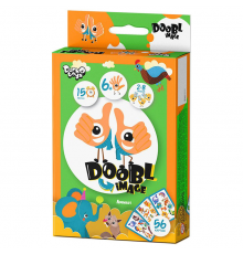 Развлекательная настольная игра "Doobl Image" DBI-02U на укр. языке Животные