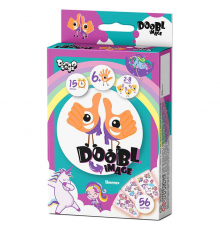 Развлекательная настольная игра "Doobl Image" DBI-02U на укр. языке Единорги