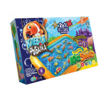 Набір креативної творчості "Кінетичний пісок: Кльова риболовля" KIDSAND KRKS-01-01U 2в1 Набір креативної творчості "Кінетичний пісок: Кльова риболовля" KIDSAND KRKS-01-01U 2в1