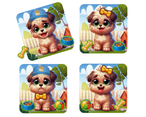 Гра розвиваюча "Емоції Песика" VT3220-04, 12 магнітів