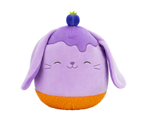 Дитяча м'яка іграшка Чорничний Кролик Squishmallows SQER01208, 19 см