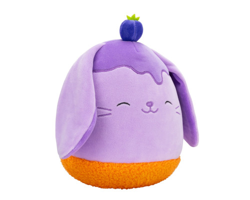 Дитяча м'яка іграшка Чорничний Кролик Squishmallows SQER01208, 19 см