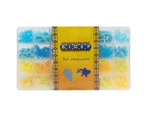 Набор бисера для изготовления креативных аксессуаров PL-15/01/03 бусины, бисер, подвески