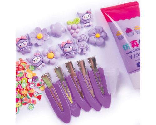 Дитячий набір для творчості "Заколки своїми руками" VT4600-01 фіолетовий