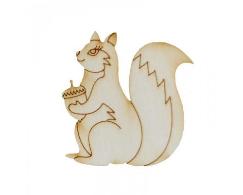 Набор детского творчества Роспись по дереву «Магниты-лесные жители» РД-006