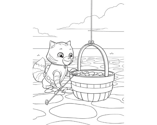 Приключенческие раскраски "Летающие корзины" 233003 Щенячий Патруль