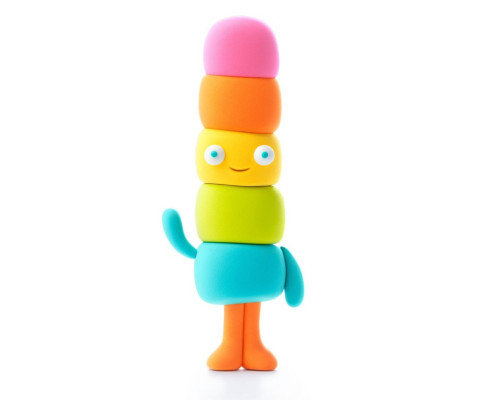 Набір пластиліну "Файні морозивка: Тепльодик" ЛІПАКА 30145-UA01 самостійно твердіє