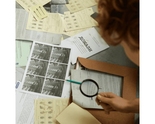 Настольная игра "Нераскрытые дела №2" 0019MG более 50 документов следствия