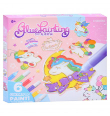 Дитячий набір для творчості "Підвіска-розмальовка" 7600-1-23-21-2123-3 ланцюжок, фарби 6 кольорів