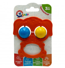 Дитяче брязкальце "Собачка" 9338TXK-6 помаранчевий