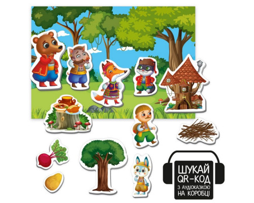 Дитячий розвивальний магнітний театр "Пан Коцький" VT3206-34 з аудіоказкою Казкові голоси