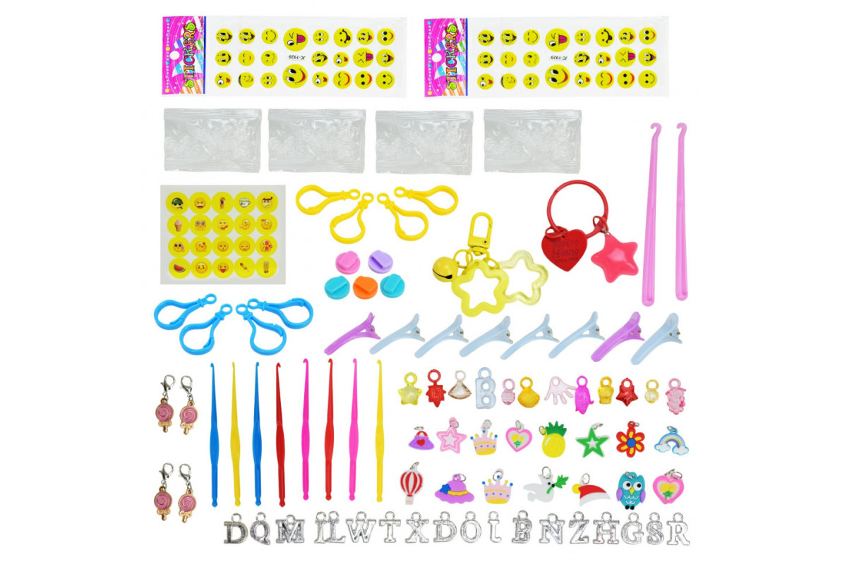 Детский набор для плетения браслетов "Loom" 16202(Pink) в чемодане