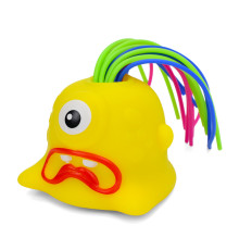 Дитяча іграшка-антистрес "Монстрик" FG231109065Q(Yellow) звук та світло, 5 см