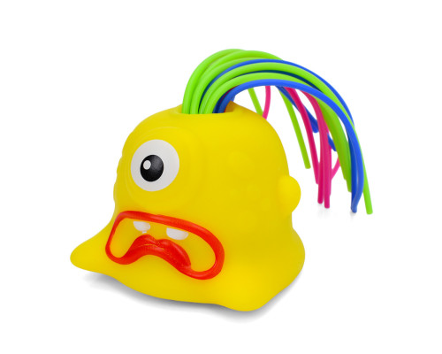 Дитяча іграшка-антистрес "Монстрик" FG231109065Q(Yellow) звук та світло, 5 см