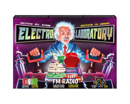 Електронний конструктор "Electro Laboratory. Radio+Piano" Danko Toys ELab-01-03  FMRadio