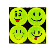 Наклейка светоотражающая "Смайл" 133SP 4 штуки Вид-5