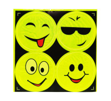 Наклейка світловідбиваюча "Смайл" 133SP 4 штуки Вид-9