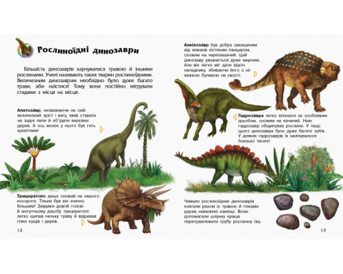 Детская энциклопедия про Динозавров 614022 для дошкольников