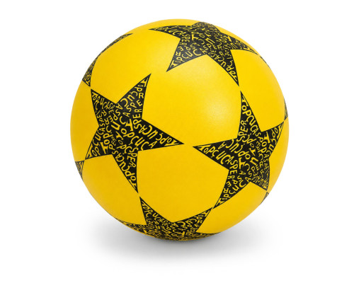 Дитячий гумовий м'яч Зірка RB20302(Yellow) 60 грам, діаметр 18 см