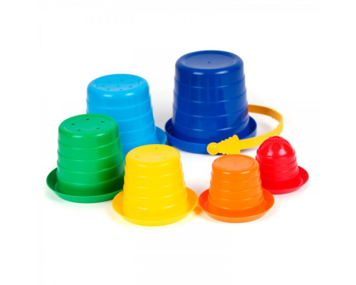 Ігровий набір "Пірамідка "Сомбреро №2" ТехноК 2674TXK, 6 елементів