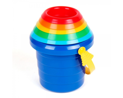 Ігровий набір "Пірамідка "Сомбреро №2" ТехноК 2674TXK, 6 елементів