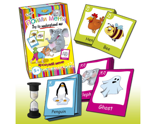 Настольная игра "Пойми меня. Try to understand me" MKE0512 на англ. языке