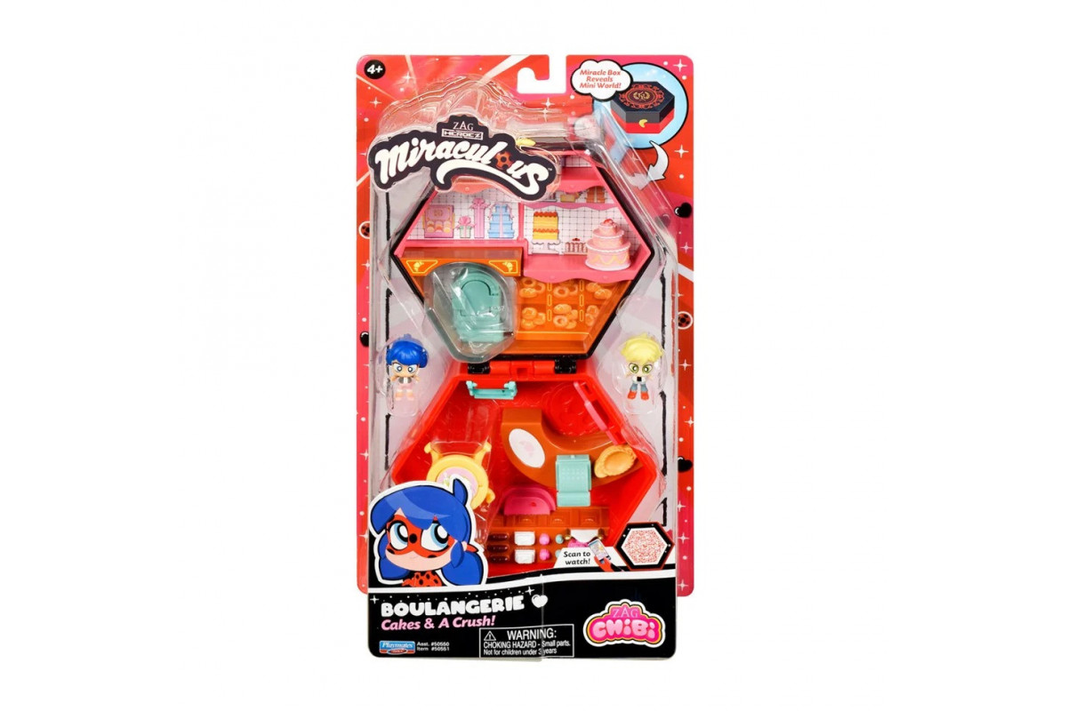 Игровой набор "Леди Баг и Супер-Кот" cерии "Chibi" Пекарня Буланжери" Miraculous 50551 Игровой набор "Леди Баг и Супер-Кот" cерии "Chibi" Пекарня Буланжери" Miraculous 50551