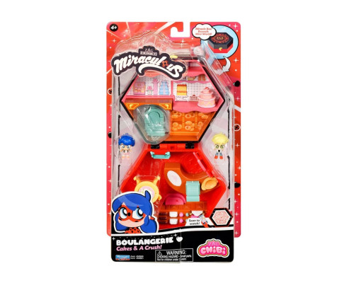 Игровой набор "Леди Баг и Супер-Кот" cерии "Chibi" Пекарня Буланжери" Miraculous 50551