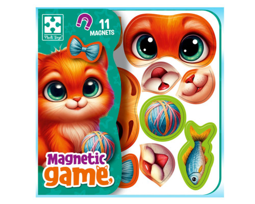 Гра розвиваюча "Емоції Кошеняти" VT3220-05, 11 магнітів
