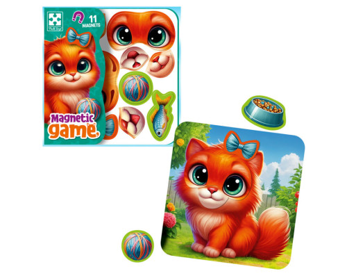 Гра розвиваюча "Емоції Кошеняти" VT3220-05, 11 магнітів