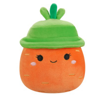Детская мягкая игрушка Морковка Каролина в шляпе Squishmallows SQER01214, 19 см