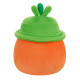 Дитяча м'яка іграшка Морквина Кароліна в капелюсі Squishmallows SQER01214, 19 см