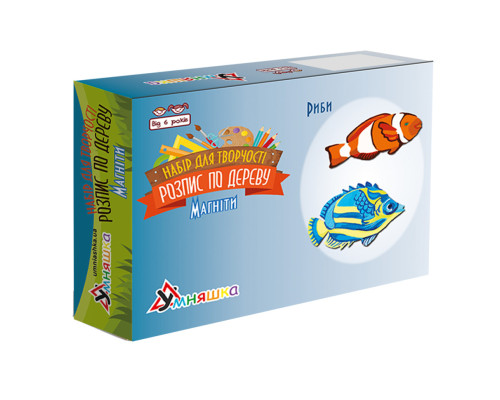 Набор детского творчества Роспись по дереву «Магниты-рыбы» РД-007