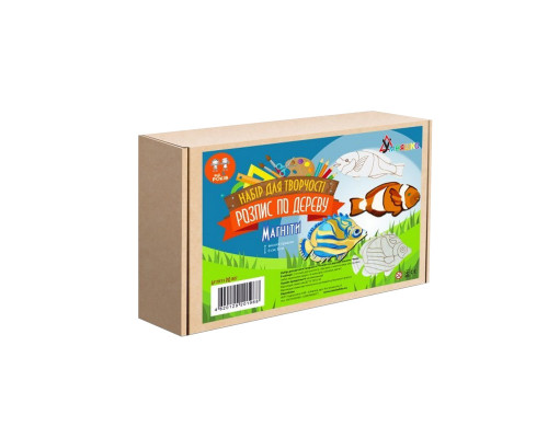 Набор детского творчества Роспись по дереву «Магниты-рыбы» РД-007