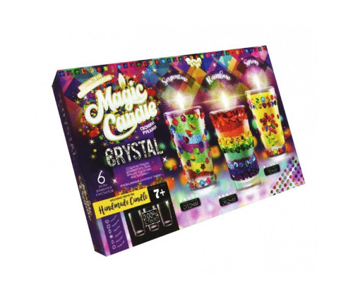 Комплект креативної творчості MAGIC CANDLE CRYSTAL 7320DT, 3 свічки в комплекті