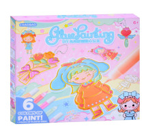 Дитячий набір для творчості "Підвіска-розмальовка" 7600-1-23-21-2123-2 ланцюжок, фарби 6 кольорів