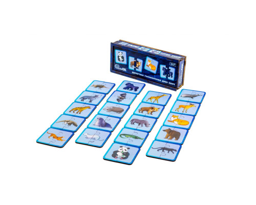 Деревянная головоломка "Дикие животные" Puz-44657, 40 элементов