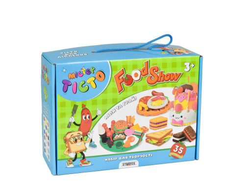 Дитячий набір для творчості "Містер тісто Food Show" 41018, 35 предметів