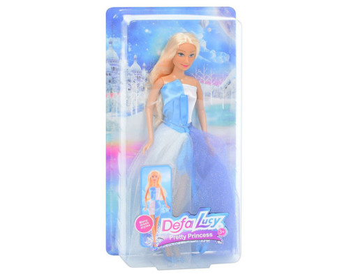 Дитяча іграшкова Лялька 8456 у бальній сукні Синій