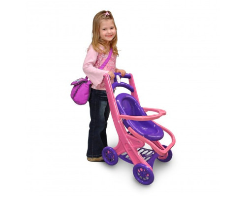 Коляска для кукол з шезлонгом 0122/02 пластиковая