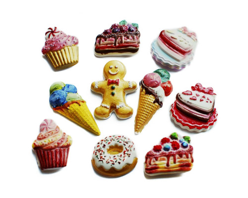 Кондитерская лавка. Гипсовая раскраска на магнитах 92652