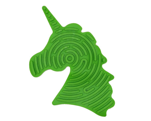 Детская развивающая доска для сенсорной активности "Единорог" GS0108 двусторонняя Зеленый