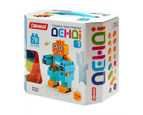 Дитячий конструктор "ДЕНДІ" - 1 71337, 78 деталей