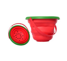 Детское игрушечное складное ведерко "Фрукты" 6911N(Red) красный