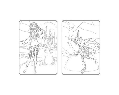 Розмальовка Магія кольору. Магічний Ліс Ранок 1807003 з наклейками