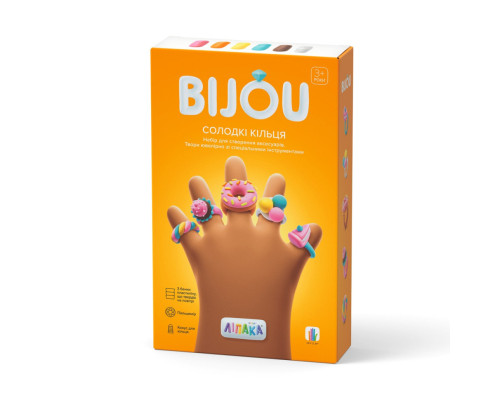 Набір самозатвердіючого пластиліну Біжутерія Солодкі Кільця ЛІПАКА 31002-UA01