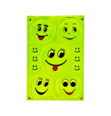 Наклейка світловідбиваюча "Смайл" 134SP 11 штук