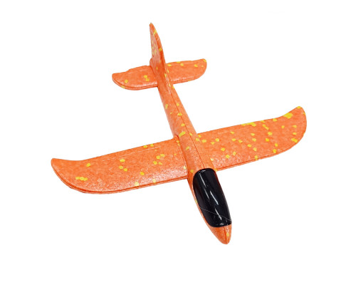 Детский метательный самолёт-планер C28004(Orange) длина 38 см