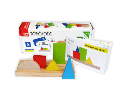 Игрушка развивающая "Фигуры и Тени" 900606 деревянная