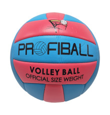 М'яч волейбольний EV-3159(Blue-Red), діаметр 20,7 см, 18 панелей, 260-280 г